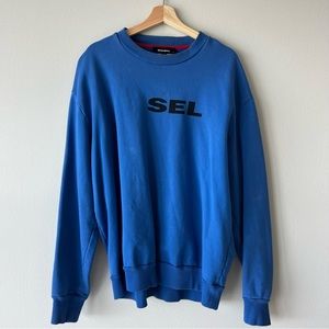 Diesel colbalt blue crewneck sweatshirt